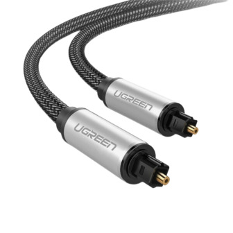 UGREEN AV108 Male to Male Toslink Optical Audio Cable 2m–Grey | Randcore