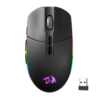 Redragon M719 Pro INVADER 10000DPI 2.4GHz Wireless Gaming Mouse - Black | Randcore