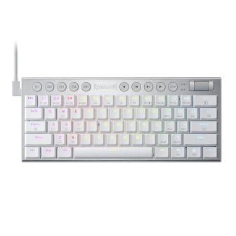 Redragon K632 HORUS Mini 60% RGB Wired Gaming Keyboard – White | Randcore