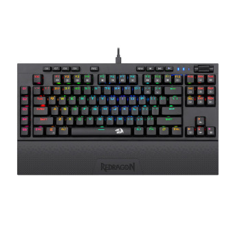 Redragon K588 RGB Pro BROADSWORD TKL Mechanical Wired Gaming Keyboard - Black | Randcore