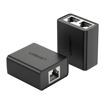 UGREEN RJ45 Splitter Adapter 2 Pack (Black) | Randcore