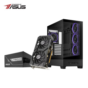Asus UWM 2 Gaming Chassis/Graphics Card/Power Supply Combo (A31 PLUS | RX 7600 | PRIME 750W) | Randcore