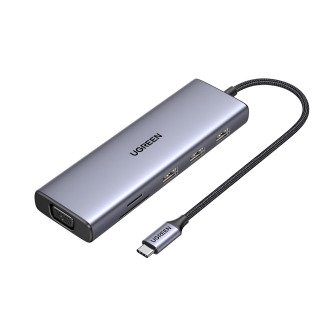 UGREEN 9-in-1 Type-C Hub | HDMI | VGA | LAN | SD/TF | 100W PD | USB3.0 | Randcore