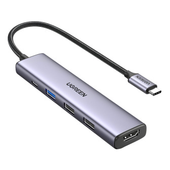 UGREEN Revodok 5-in-1 Type-C Hub | 4K HDMI | Type-C | USB3.0 | USB2.0 | Randcore