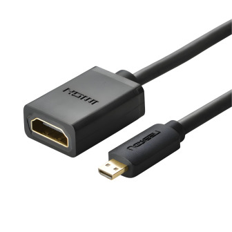 UGREEN 20134-20134 Micro HDMI Male to HDMI Female Adapter - Black | Randcore