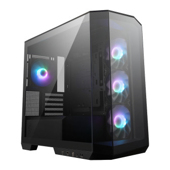 MSI MAG PANO M100R PZ M-ATX ARGB Gaming Chassis - Black | Randcore
