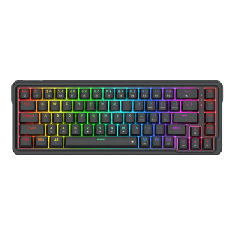 Redragon NOVA K709 65% Wired Gasket RGB Gaming Keyboard - Black | Randcore