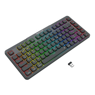 Redragon AETHER K706 PRO Wireless Mechanical Keyboard (75% Layout, Tri-Mode, Gasket Mount, Low-Profile Red Switches) | Randcore