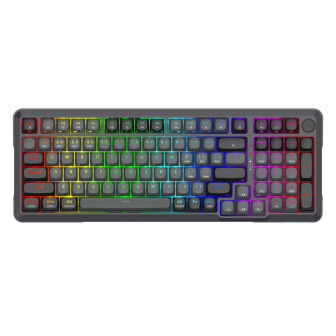 Redragon BRAGI PRO K688 98+1 Gasket Wireless Mechanical Keyboard (Triple Mode, RGB, Hot-Swappable, Cream Linear Switches) | Rand