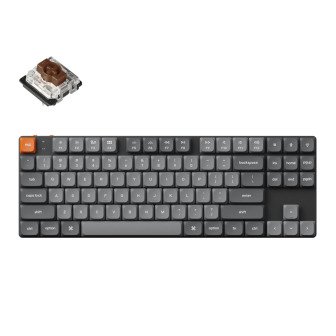 Keychron K1 Max QMK/VIA 80% Wireless Custom Mechanical Keyboard | BROWN Switches | Randcore