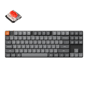 Keychron K1 Max QMK/VIA 80% Wireless Custom Mechanical Keyboard | RED Switches | Randcore