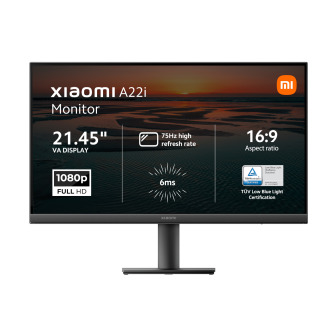 Xiaomi A22i 22" Full HD 1080p VA Monitor (75Hz, 6ms, and VESA Mount) | Randcore