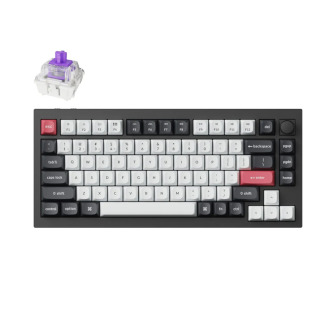 Keychron Q1H-M1 QMK Wireless Custom Keyboard - Black | Randcore