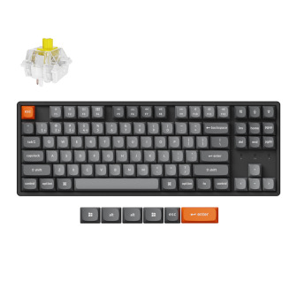 Keychron K8 Max QMK Wireless Custom Mechanical Keyboard | BANANA Switches | Randcore