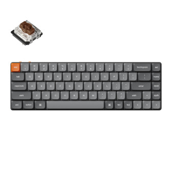 Keychron K7 Max QMK/VIA 65% Wireless Custom Mechanical Keyboard | BROWN Switches | Randcore