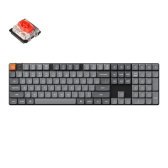 Keychron K5 Max QMK/VIA Full-sized Wireless Custom Mechanical Keyboard | RED Switches | Randcore