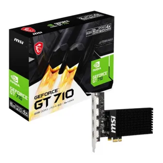 MSI Nvidia GeForce GT 710 2GD3H 2GB 64-BIT 4x HDMI Graphics Card | Randcore
