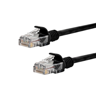 Gizzu Cat6 UTP Fly Lead Ethernet Network Cable 50cm – Black | Randcore