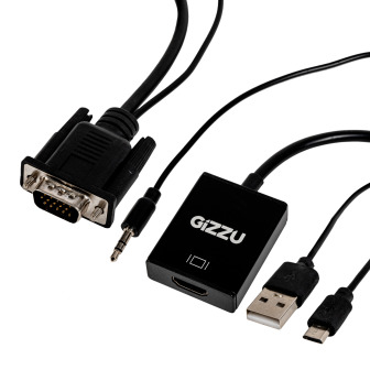 Gizzu 1080P VGA to HDMI Adapter with Audio | Randcore
