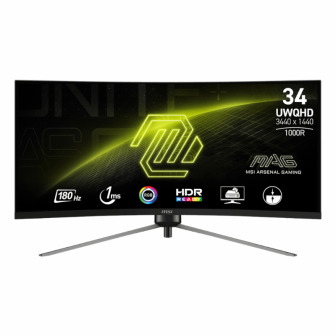 MSI MAG345CQR 34" Curved Gaming Monitor 3440x1440 (UWQHD) VA 1ms 180Hz | Randcore