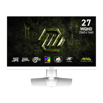 MSI MAG 274QRFW E20 27" WQHD 200Hz IPS Gaming Monitor - White | Randcore