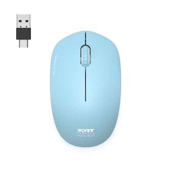 Port Connect MOUSE COLLECTION II WIRELESS Azur | Randcore