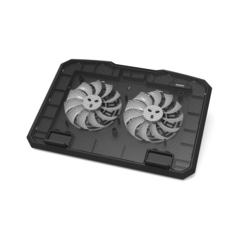 Port Ergonomic Notebook Cooler Pro, with Dual Fans and USB Ports | Randcore