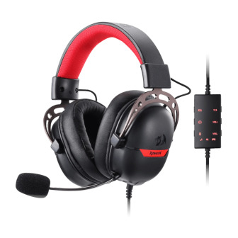 REDRAGON Over-Ear AURORA Gaming Headset - Black | Randcore