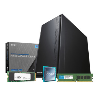 PCBuilder Intel i5-12400 OFFICE MASTER Core Windows 11 Pro Desktop PC | Randcore