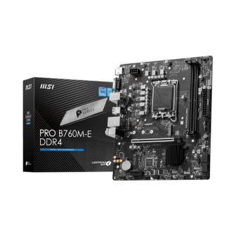 MSI PRO B760M-E DDR4 Intel LGA1700 mATX Motherboard | Randcore