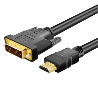Gizzu 1080P HDMI to DVI-D Cable 1.8m Poly | Randcore