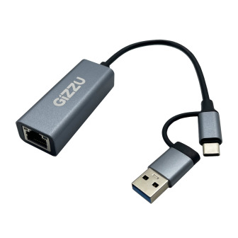 Gizzu High Speed Type-C/A to Gigabit Adapter Poly | Randcore