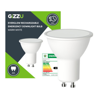 Gizzu Everglow Rechargeable Warm White Emergency Downlight Bulb | Randcore