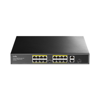 Cudy 16-Port Unmanaged PoE+ Switch - Rack Mount | Randcore