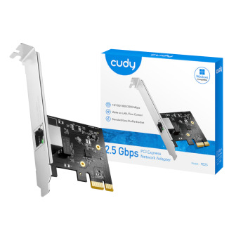 Cudy 2.5Gbps PCI-E Ethernet Adapter | Randcore