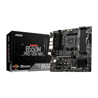 MSI B550M PRO-VDH WIFI AMD AM4 MATX Gaming Motherboard | Randcore