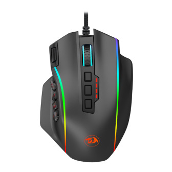 REDRAGON PERDICTION 4 12400DPI RGB MMO Ergo Gaming Mouse - Black | Randcore