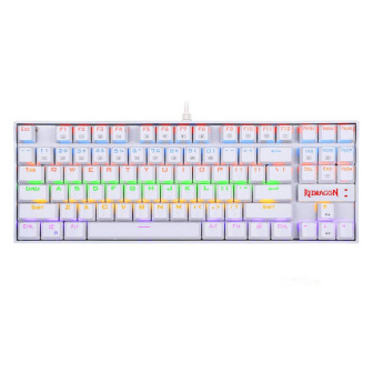 REDRAGON KUMARA Mechanical 87 Key|RGB Backlit Gaming Keyboard - White | Randcore