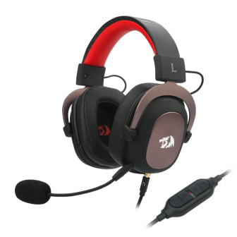 REDRAGON Over-Ear ZEUS 2 USB Gaming Headset - Black | Randcore