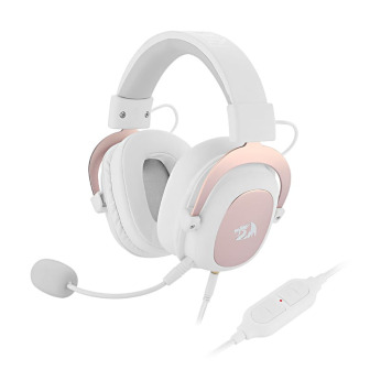 REDRAGON Over-Ear ZEUS 2 USB Gaming Headset - White | Randcore