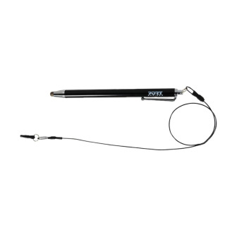 Port Designs Metallic Tip Stylus with 40cm Cable - Black | Randcore