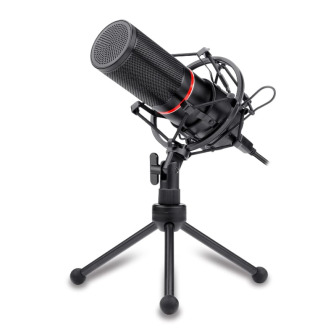 REDRAGON BLAZAR Cardioid USB Gaming Mic and Tripod - Black | Randcore