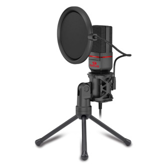 REDRAGON SEYFERT 3.5mm Aux Gaming Mic and Tripod - Black | Randcore