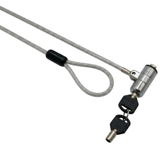 GIZZU 1.8m T-Bar Laptop Cable Lock Master Key Compatible | Randcore