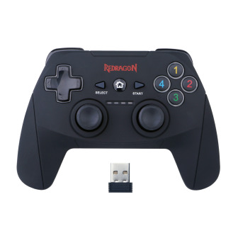 Redragon HARROW Wireless X/D-input(Digital/Analog) PC Controller - Black | Randcore