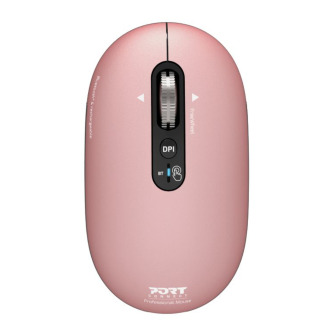 Port Connect PURE MAC Rechargeable Wireless and Bluetooth Mouse - Copper Rose | Randcore