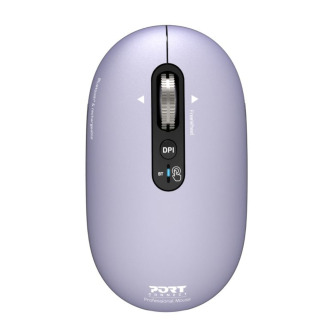Port Connect PURE MAC Rechargeable Wireless and Bluetooth Mouse - Iris | Randcore