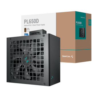 DeepCool PL650D 650W 80PLUS Bronze ATX3.1 Non-Modular Power Supply | Randcore
