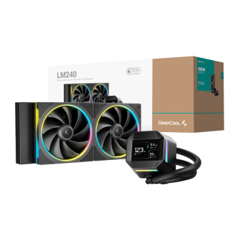 DeepCool LM240 ARGB 240mm AiO CPU Liquid Cooler - Black | Randcore