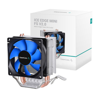 DeepCool Ice Edge Mini FS V2.0 80mm CPU Air Cooler - Blue | Randcore